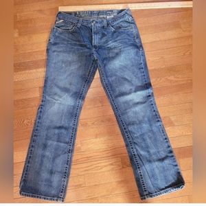 Ariat men's 36 x 32 slim straight